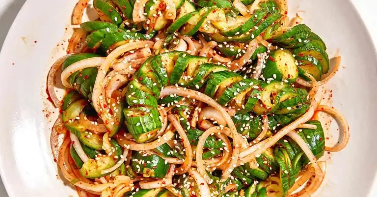 Foto da receita de Salada de Pepino em Espiral