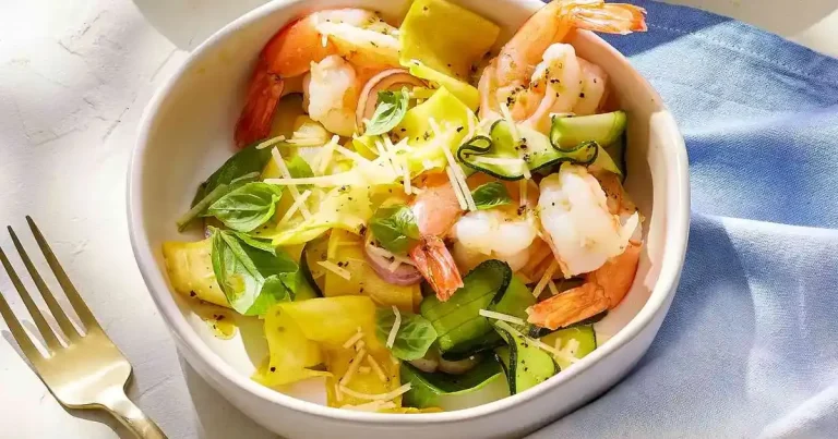 Foto da receita de Salada Fresca de Abobrinha com Camarão