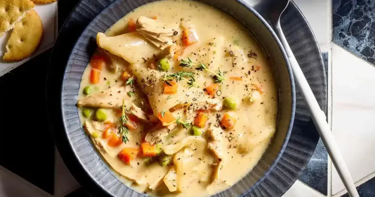 Foto da receita de Sopa de Frango com Tortinhas de Massa Sablé