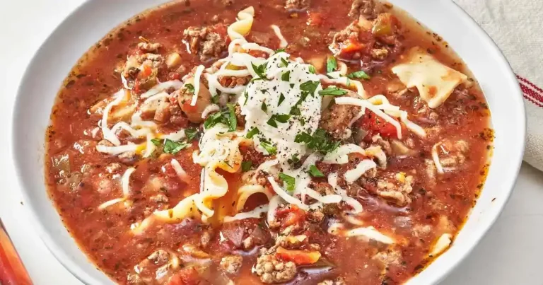 Foto da receita de Sopa de Lasanha Deliciosa