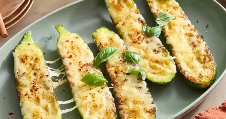 Foto da receita de Steaks de Abobrinha com Queijo e Alho