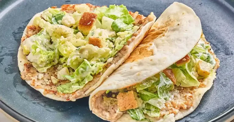 Foto da receita de Tacos Amassados de Frango Caesar