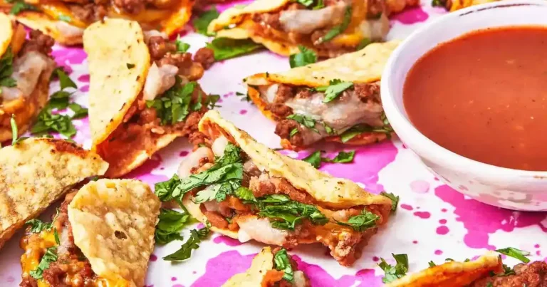 Foto da receita de Tacos Pequenos de Carne e Feijão