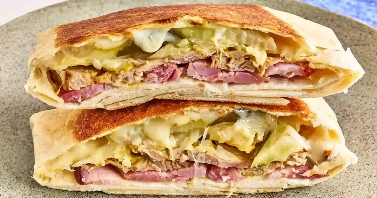 Foto da receita de Wrap Crocante Cubano