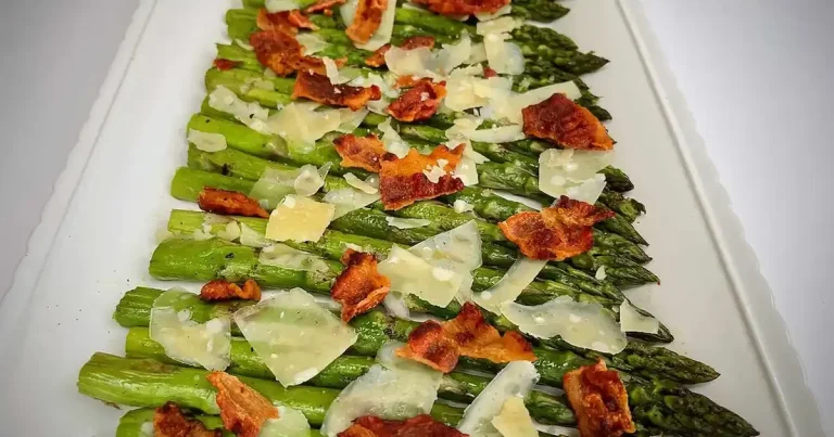 Foto da receita de Aspargos Assados com Parmesão e Bacon