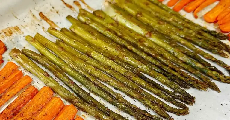 Foto da receita de Aspargos e Cenouras Assadas
