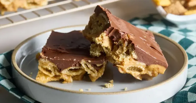 Foto da receita de Barrinhas de Chex com Manteiga de Amendoim Sem Forno