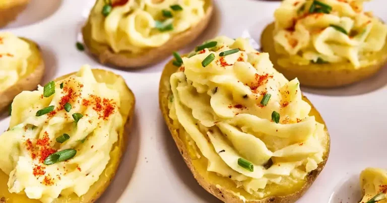 Foto da receita de Batatas Recheadas Picantes