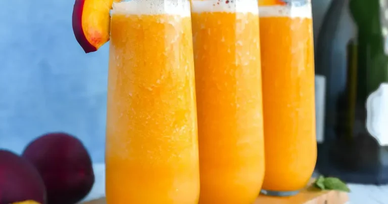 Foto da receita de Bellini de Pêssego Congelado