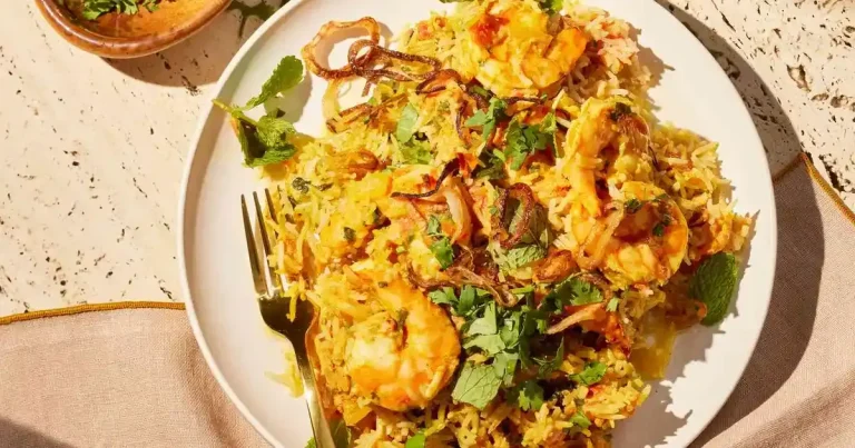 Foto da receita de Biryani de Camarão