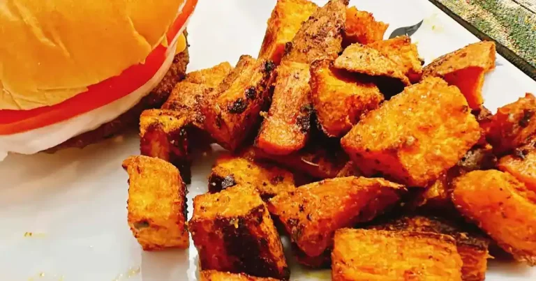 Foto da receita de Bocadinhos de Batata Doce Doces e Apimentados