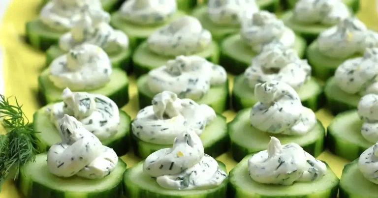 Foto da receita de Bocadinhos de Pepino com Limão e Ervas