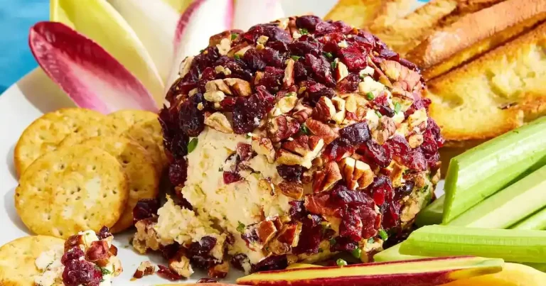 Foto da receita de Bola de Queijo com Cranberry