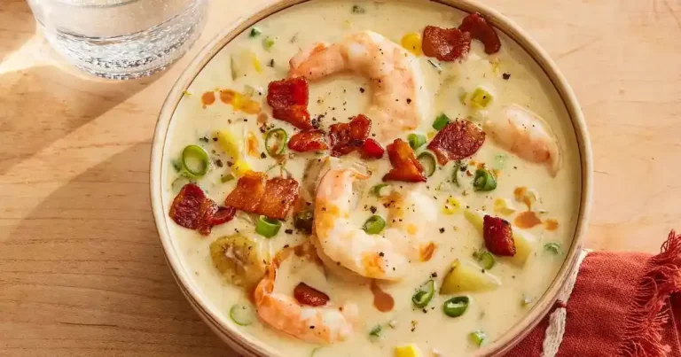 Foto da receita de Caldo de Camarão com Milho