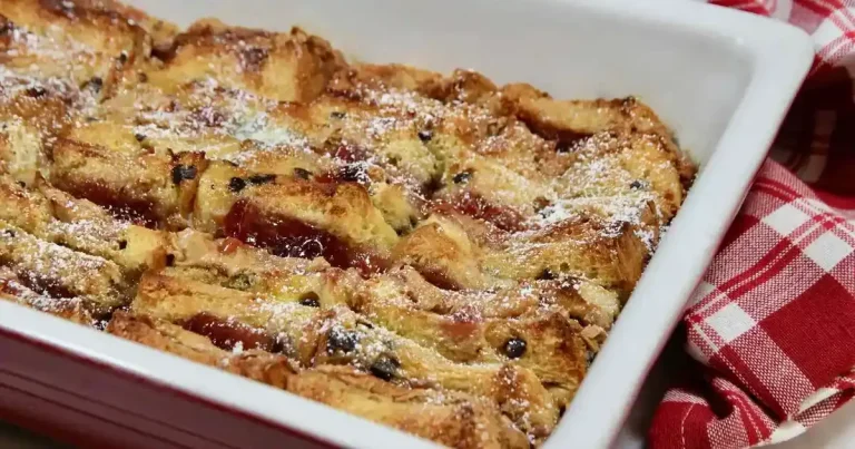 Foto da receita de Casserola de Torrada Francesa com Manteiga de Amendoim