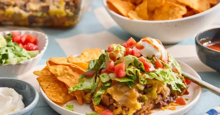 Foto da receita de Casserole de Salada de Taco