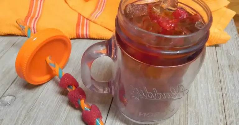 Foto da receita de Chá Gelado de Framboesa