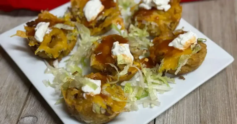 Foto da receita de Copinhos de Taco Recheados com Tater Tots