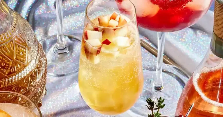 Foto da receita de Coquetel Refrescante de Prosecco com Mel e Camomila