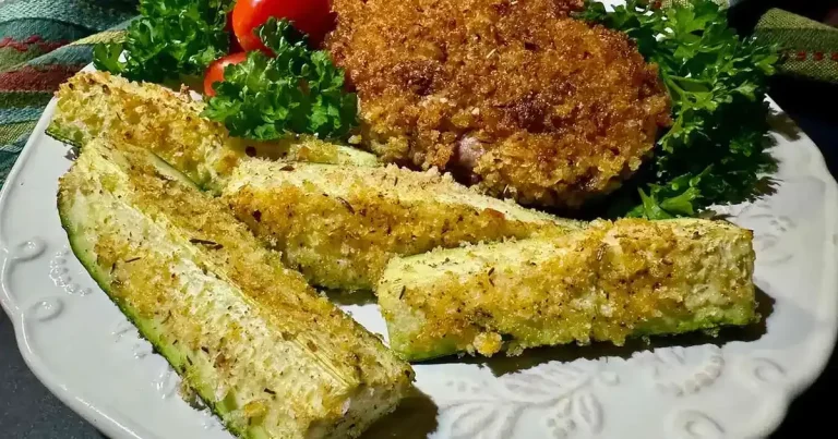 Foto da receita de Costeletas de Porco Assadas com Abobrinha