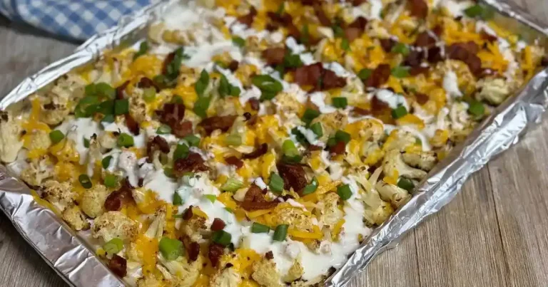 Foto da receita de Couve-flor Assada Recheada