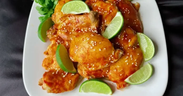 Foto da receita de Coxas de Frango Assadas com Gochujang