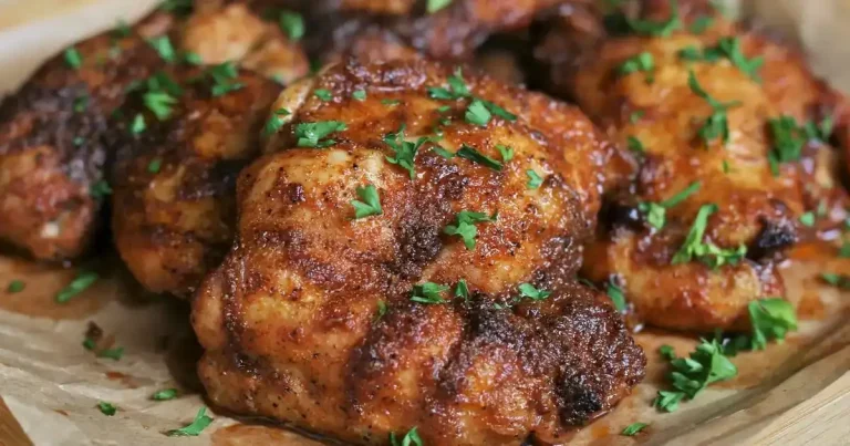 Foto da receita de Coxas de Frango Desossadas Assadas