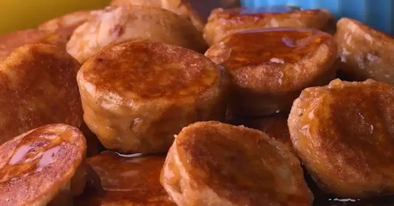 Foto da receita de Bolinhos de Panqueca de Banana