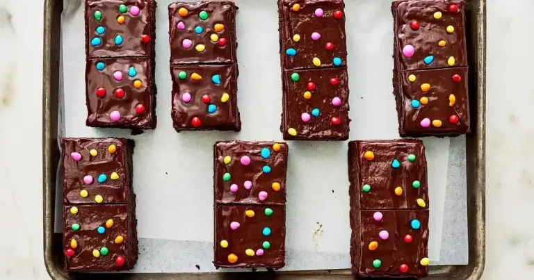 Foto da receita de Brownies Cósmicos
