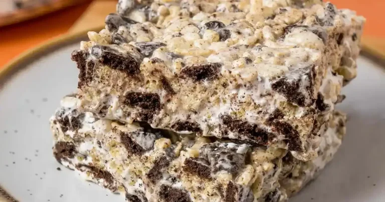 Foto da receita de Docinhos de Rice Krispies de Cookies e Creme