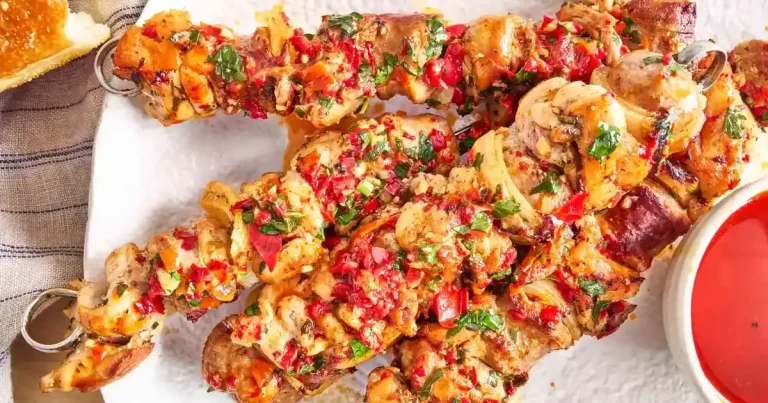 Foto da receita de Espetinhos de Frango Scarpariello