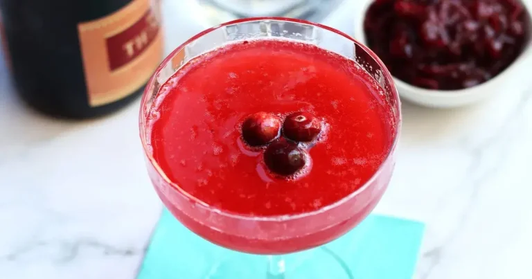 Foto da receita de Espumante de Cranberry