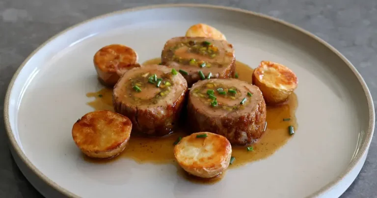 Foto da receita de Filé Mignon de Porco Recheado com Pistache