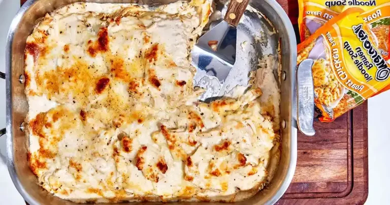 Foto da receita de Frango Alfredo de Ramen em Uma Panela