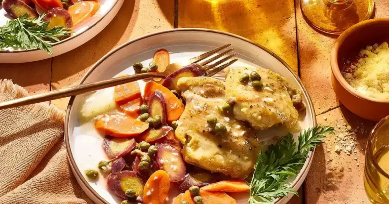Foto da receita de Frango ao Vinho Branco com Cenouras