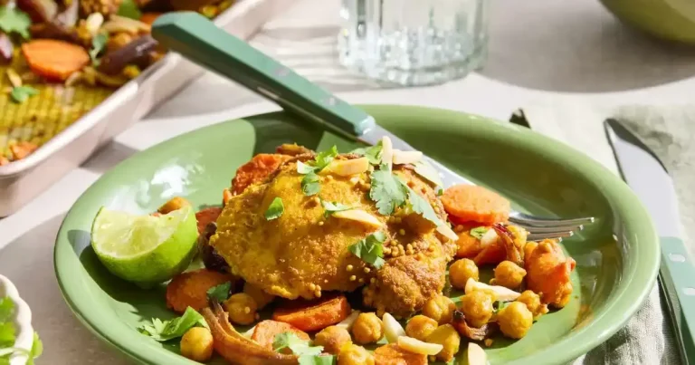 Foto da receita de Frango Assado com Grão-de-Bico