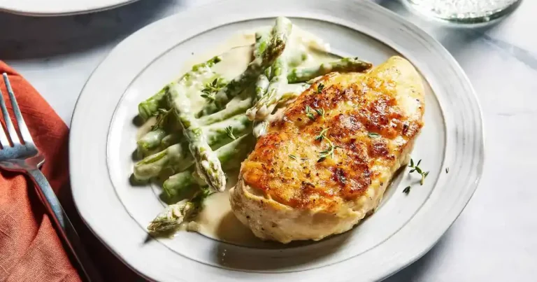 Foto da receita de Frango Cremoso com Aspargos ao Forno