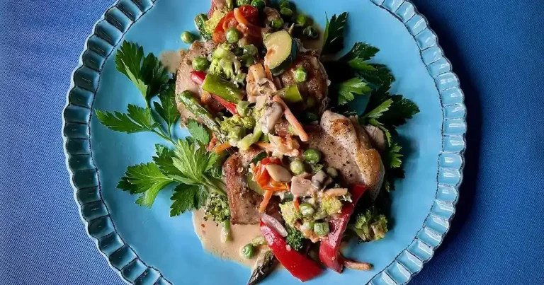 Foto da receita de Frango Cremoso com Parmesão e Legumes em Uma Só Panela