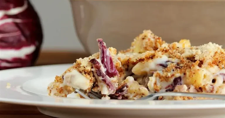Foto da receita de Gratinado de Pasta com Asiago, Cremini e Radicchio