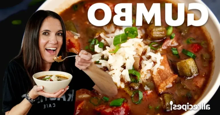 Foto da receita de Gumbo Cajun de Frango e Linguiça
