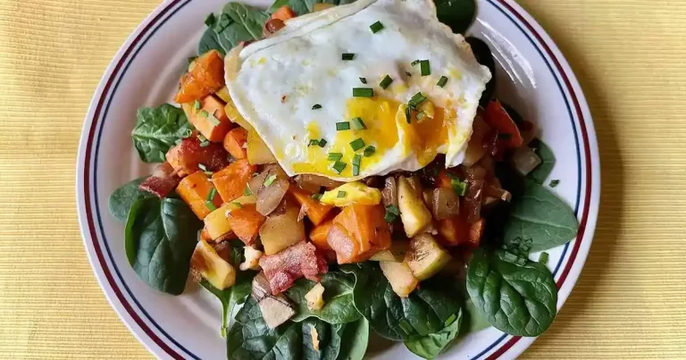 Foto da receita de Hash de Café da Manhã com Batata Doce