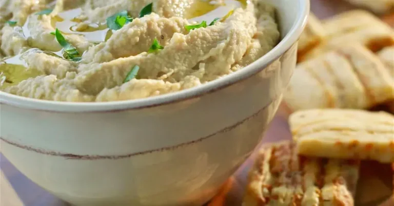 Foto da receita de Hummus de Alho com Parmesão