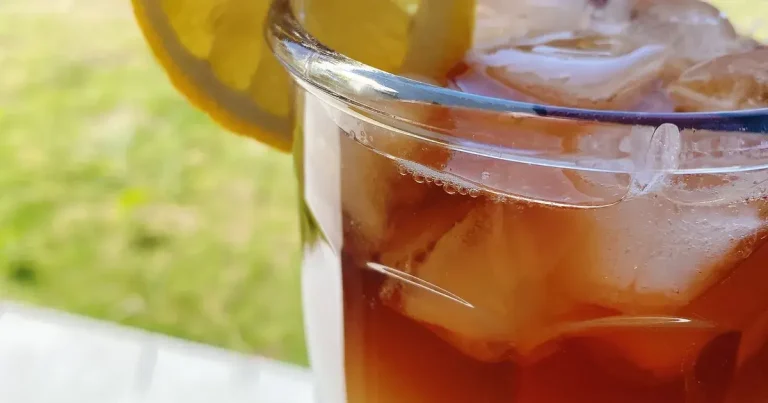 Foto da receita de Limonada de Chá Gelado com Pêssego
