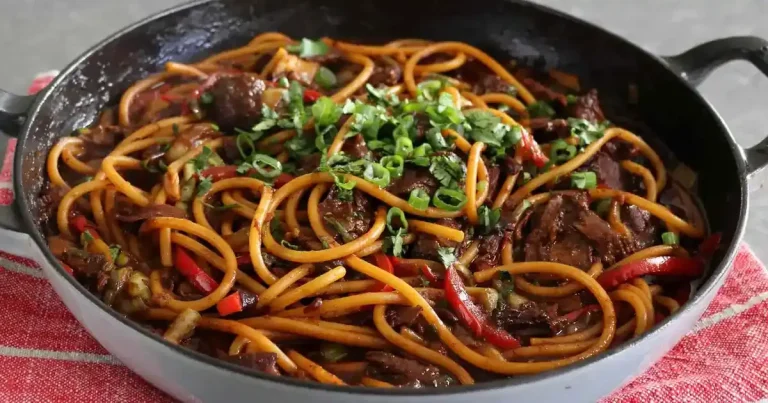 Foto da receita de Macarrão com Carne e Miso