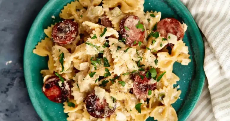 Foto da receita de Massa Cajun Cremosa com Salsicha