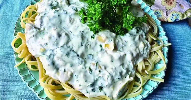 Foto da receita de Massa com Espinafre e Alcachofra