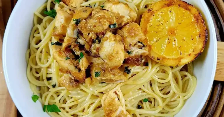 Foto da receita de Massa com Frango à Scampi