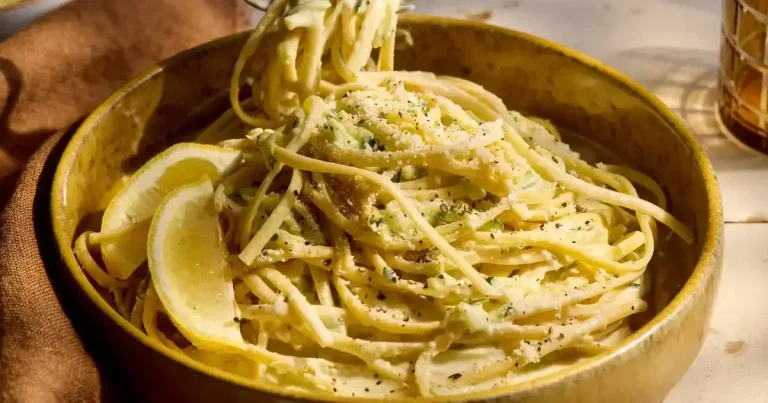 Foto da receita de Massa Cremosa de Abobrinha com Limão