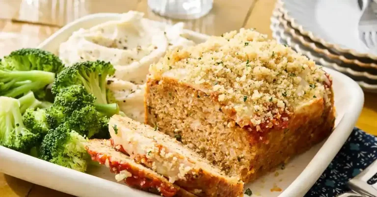 Foto da receita de Meatloaf de Frango à Parmegiana