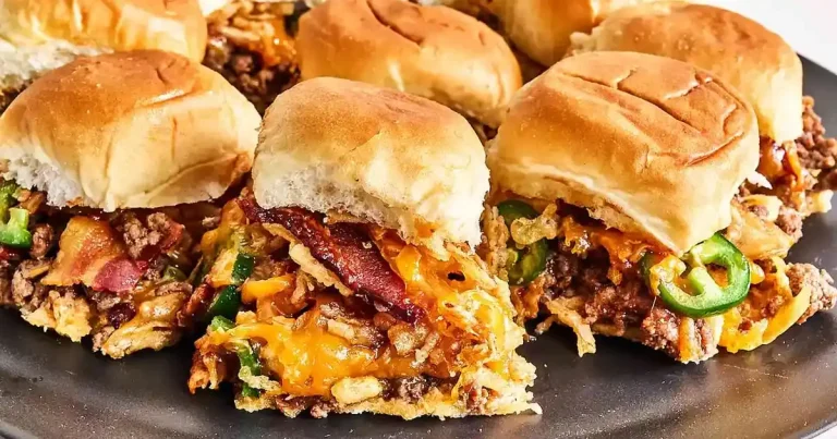 Foto da receita de Mini Hambúrgueres do Cowboy